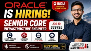 Oracle Senior Core Infrastructure Engineer Job 2026