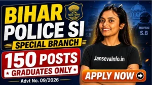 Bihar Police SI Special Branch